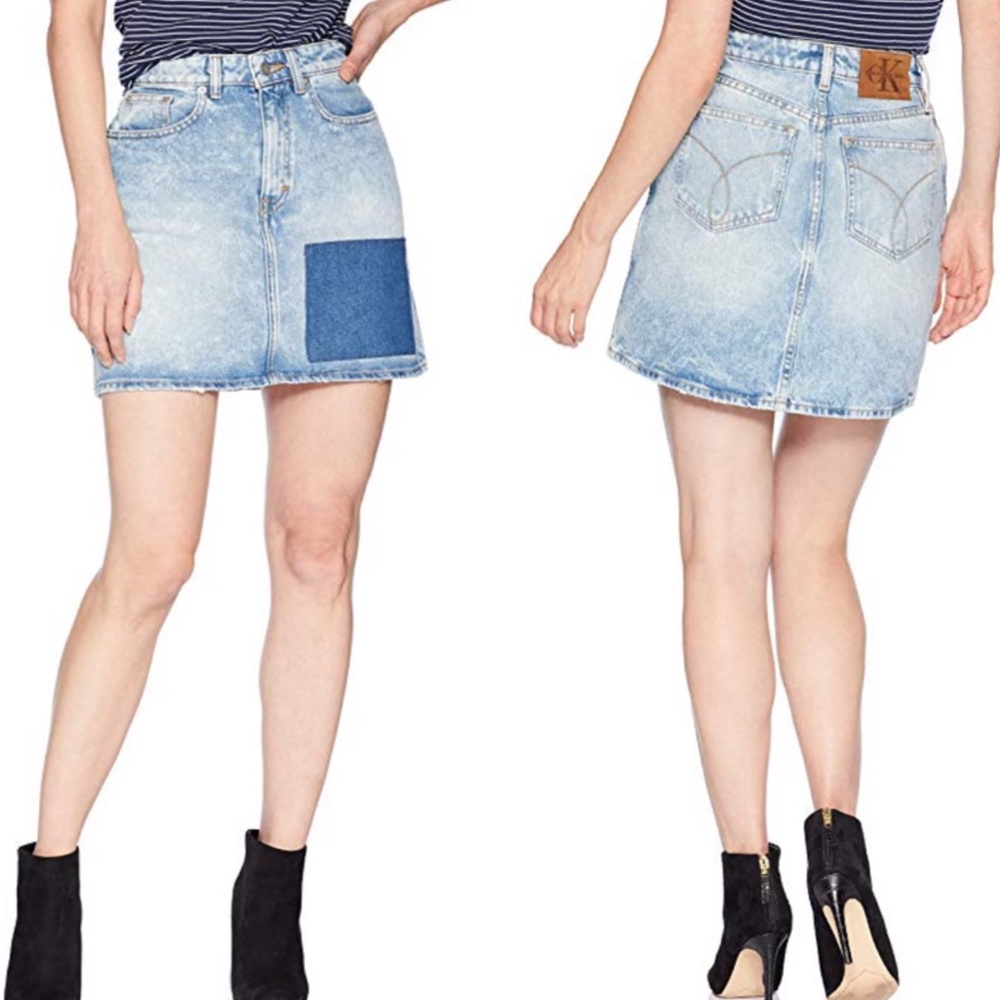 Calvin Klein Mini Denim Skirt